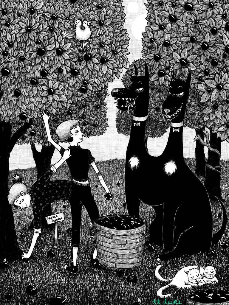 T.L. Luke Art - Wholesale Art Print - Apples Apples Print1