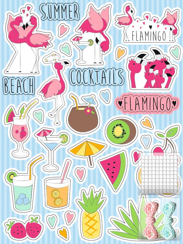 URSUS® / Buntpapierfabrik Ludwig Bähr GmbH & Co. KG - Wholesale Gift Box - "Flamingo" gift box set2