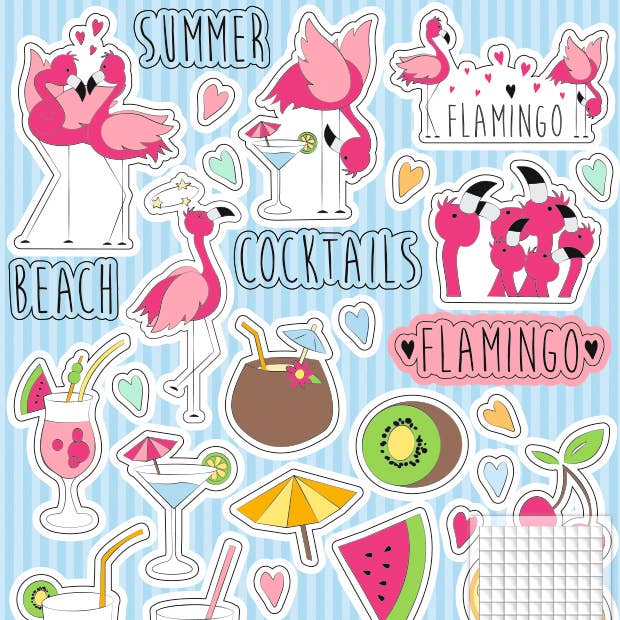 URSUS® / Buntpapierfabrik Ludwig Bähr GmbH & Co. KG - Wholesale Gift Box - "Flamingo" gift box set2