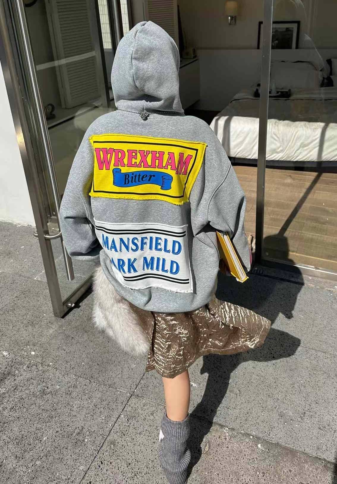 Chilli Girl Collection - Vente Sweat à capuche – femme - Sweat à capuche oversize avec lettres appliquées6