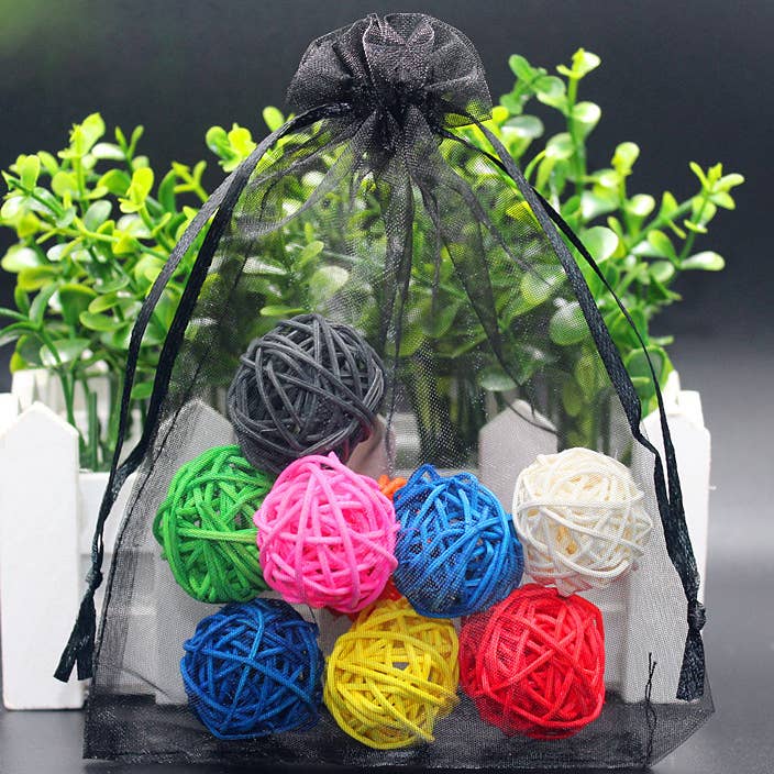 Ole - Wholesale Gift Bag Set/Pack - 7*9 CM 10 PCS Organza Wrapped Gift Bag Set