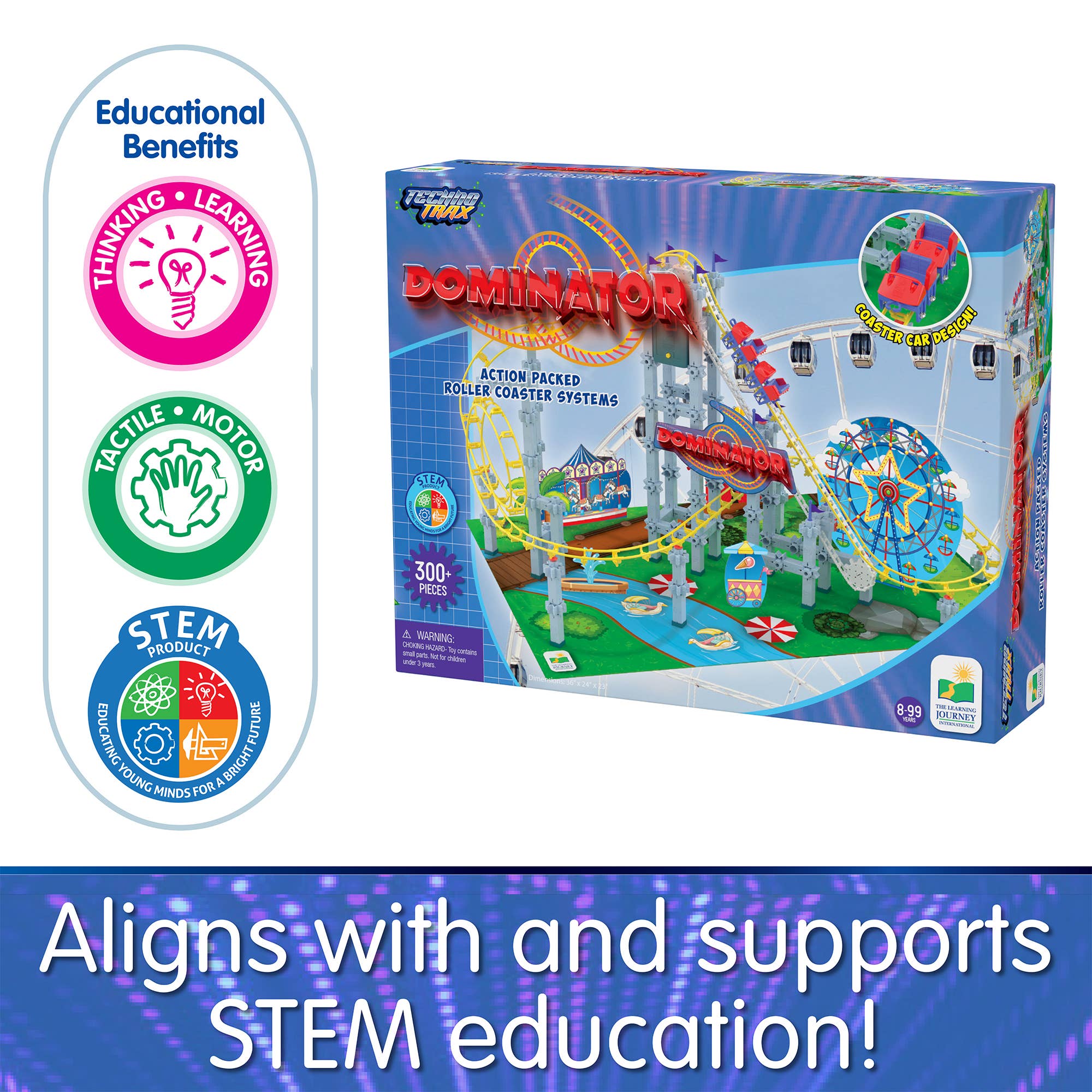 The Learning Journey - Wholesale Toy Set - Kids - Roller Coaster - Techno Trax Dominator (300+pcs)2