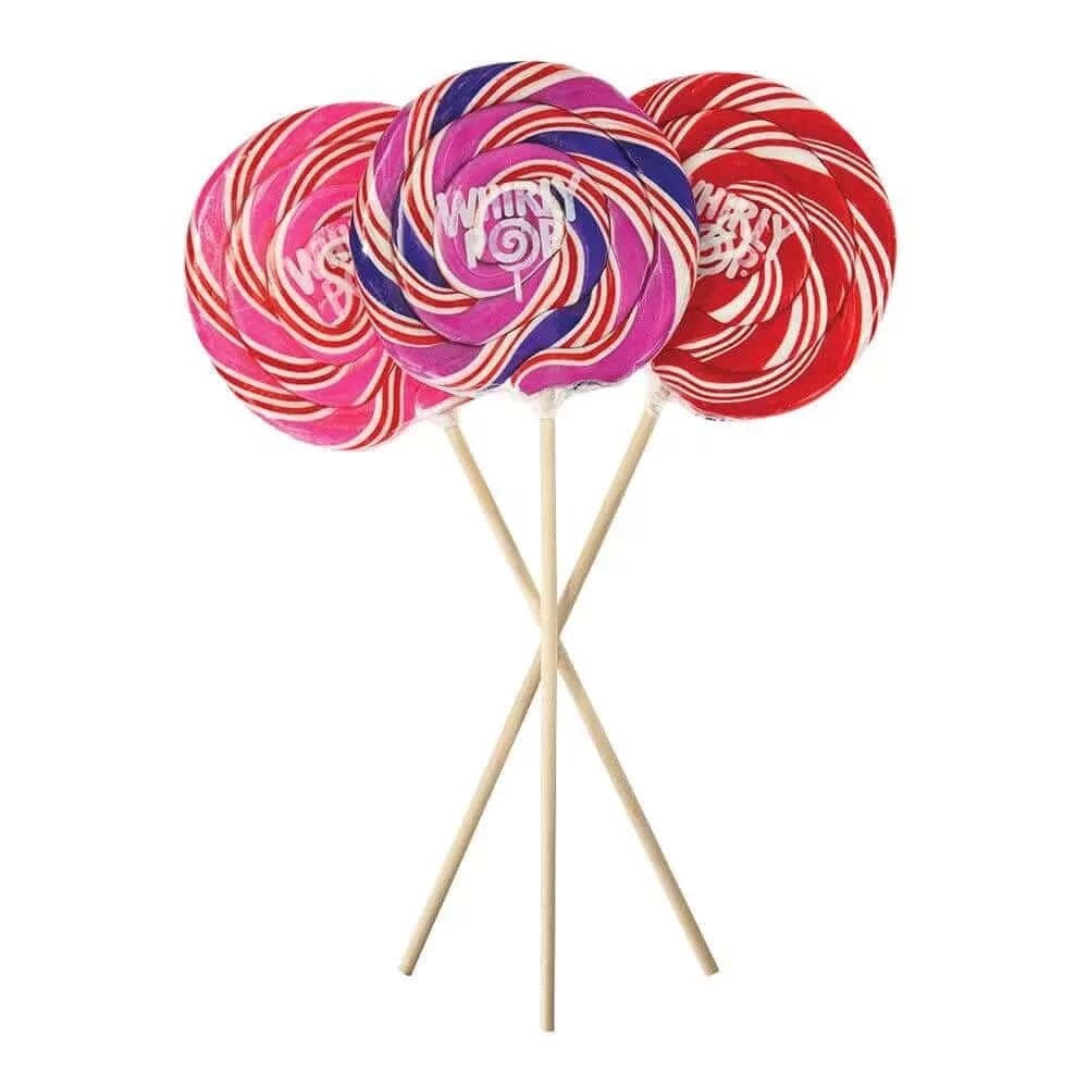 Royal Wholesale - Wholesale Lollipop - Adams & Brooks Whirly Pop Assorted 10oz 18ct case0