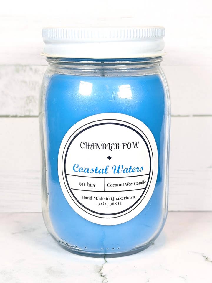 Coastal Waters 13 Oz Candle for wholesale by Chandler Fow