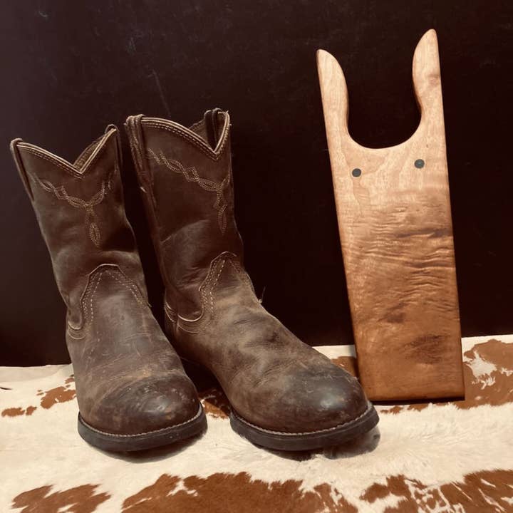 Honest Woodcraft – Großhandel Schuhanzieher – Unisex – Boot Jack Boot Pull für Pferd, Mädchen, Geschenk für Pferdeliebhaber5