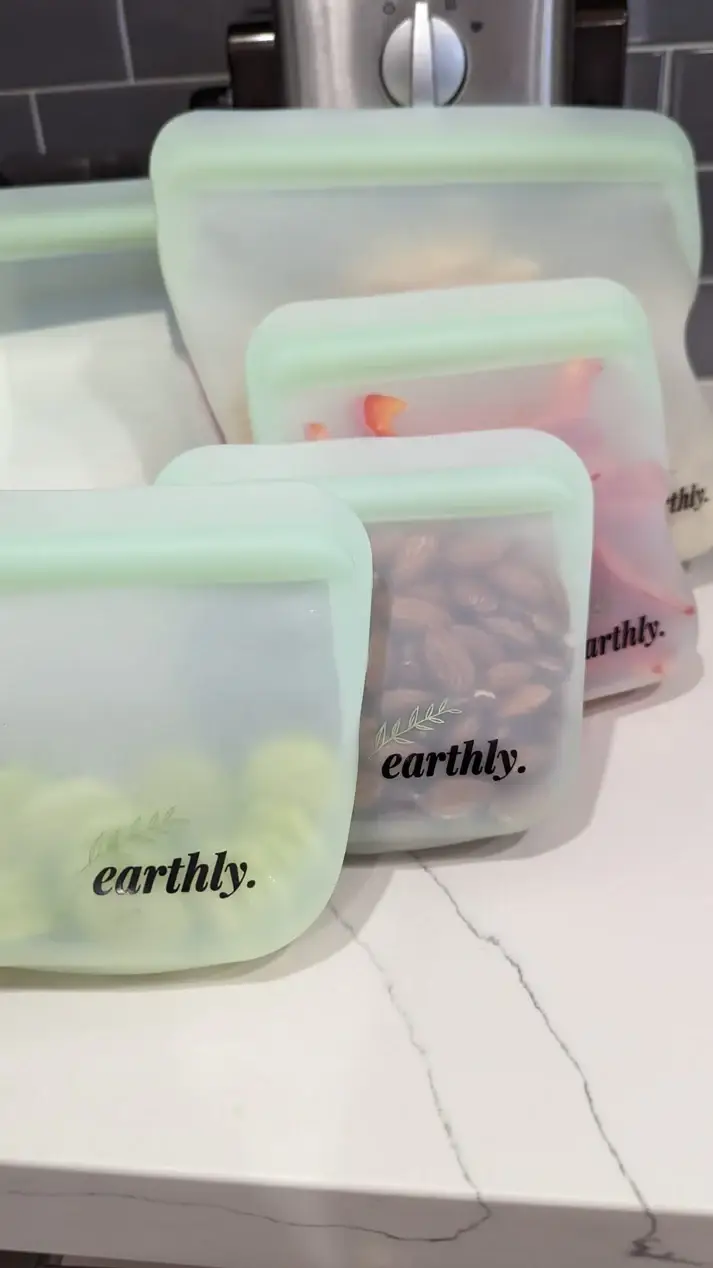 Earthly Change - Wholesale Food Storage Wrap/Bag - Reusable Silicone Bags1