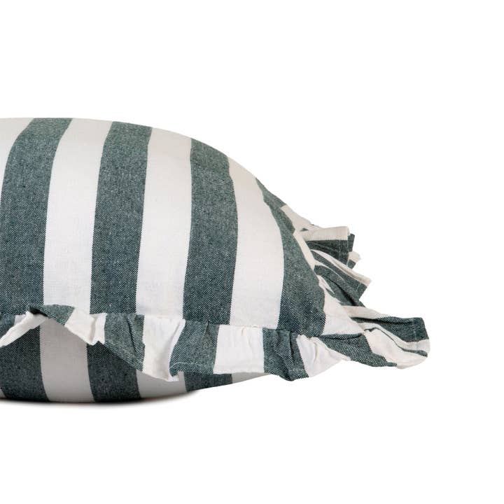 Andrea House - Wholesale Chair Cushion - Elvira square cushion with blue stripes2