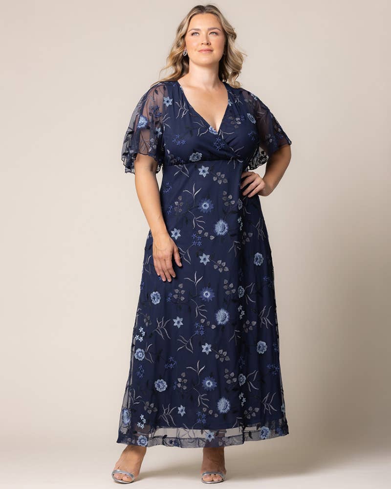 Kiyonna – wholesale Gown – Women's – Embroidered Elegance Evening Gown - Plus Size15