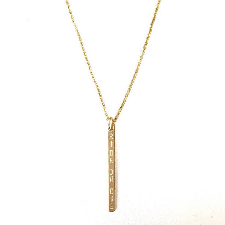 Personalisierte dünne Halskette zum Aufhängen für den Großhandel von Ruby Tulip