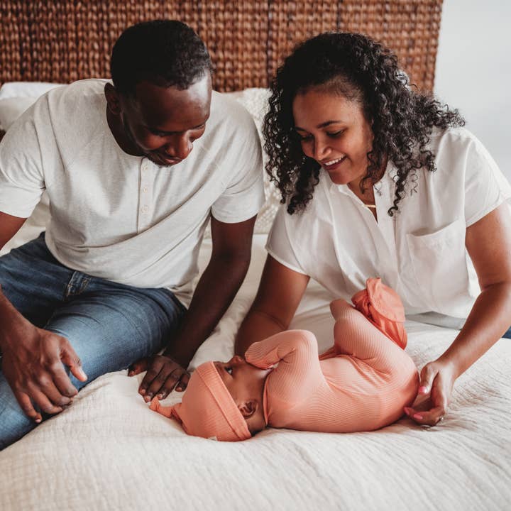 Shedo Lane - Wholesale Swaddle Set - Baby - Blushing Pink Bamboo Baby Swaddle 3 Piece Set8