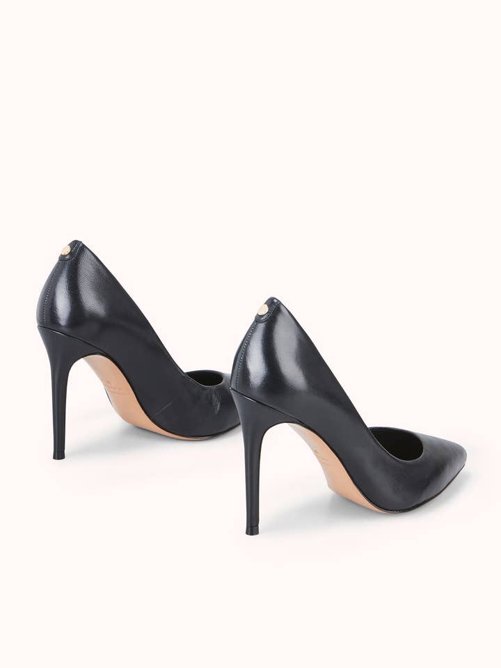 COSMOPARIS - Wholesale High Heels - Women's - Jissia Pump - Black Smooth Leather1