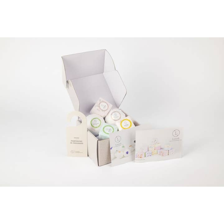Lizush Creations - Wholesale Bath & Body Set - Wholesale - Bath Bombs and Shower Steamers Gift Set, Relaxing Natural Bath Gift Box
