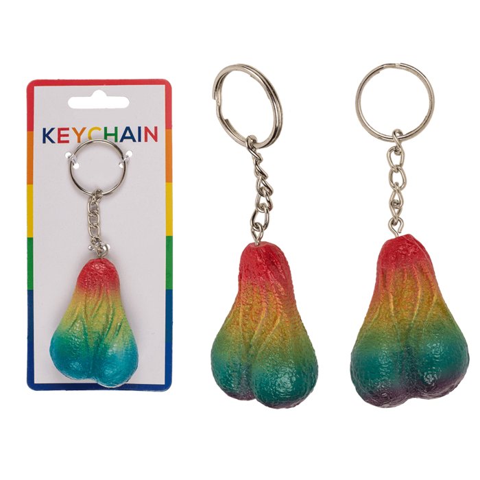 Kinky Pleasure - Wholesale Keychain - Unisex - Kinky Pleasure - OB092/93 - Keychain Balls - 2 Colors4
