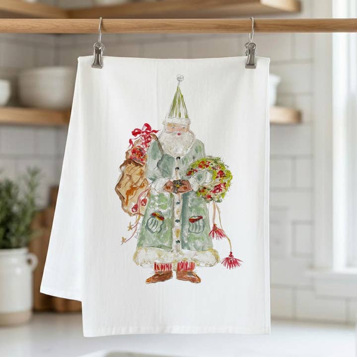 Almost Christmas Kitchen Towel for wholesale by Pamela Cassidy Designs
