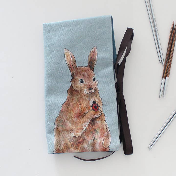 Penelope Rabbit | Needle Case | Pencil Case | Pencil Roll for wholesale by The Blue Rabbit House