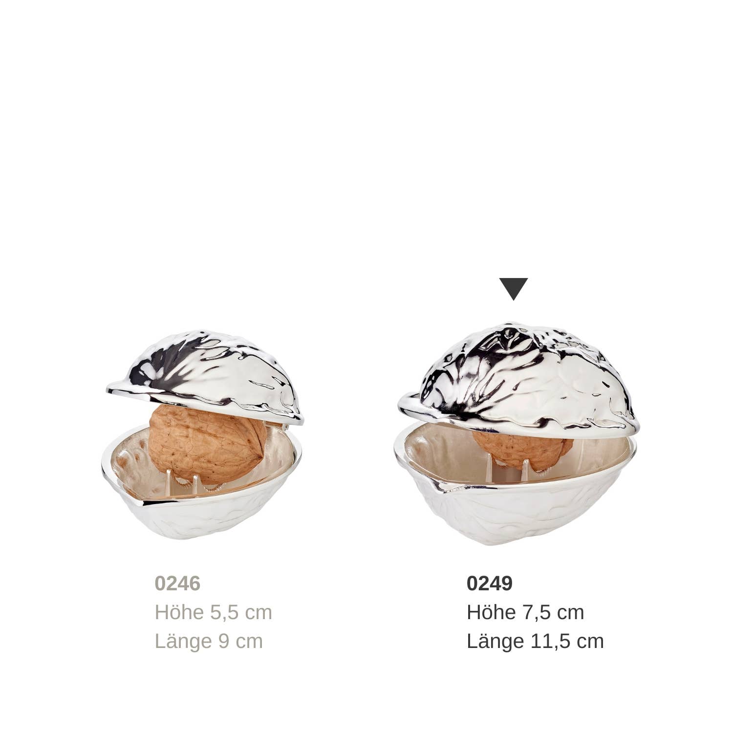 EDZARD – wholesale Christmas decoration – Nutcracker Walnut L 12 cm6