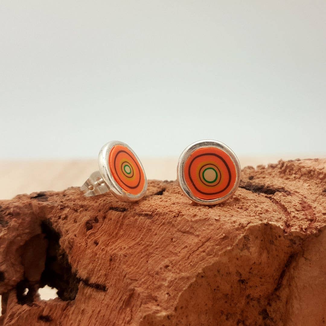 PASTACUITA - Wholesale Knopjes/oorstekers - Handgemaakte oorknopjes van polymeerklei in rustieke stijl3