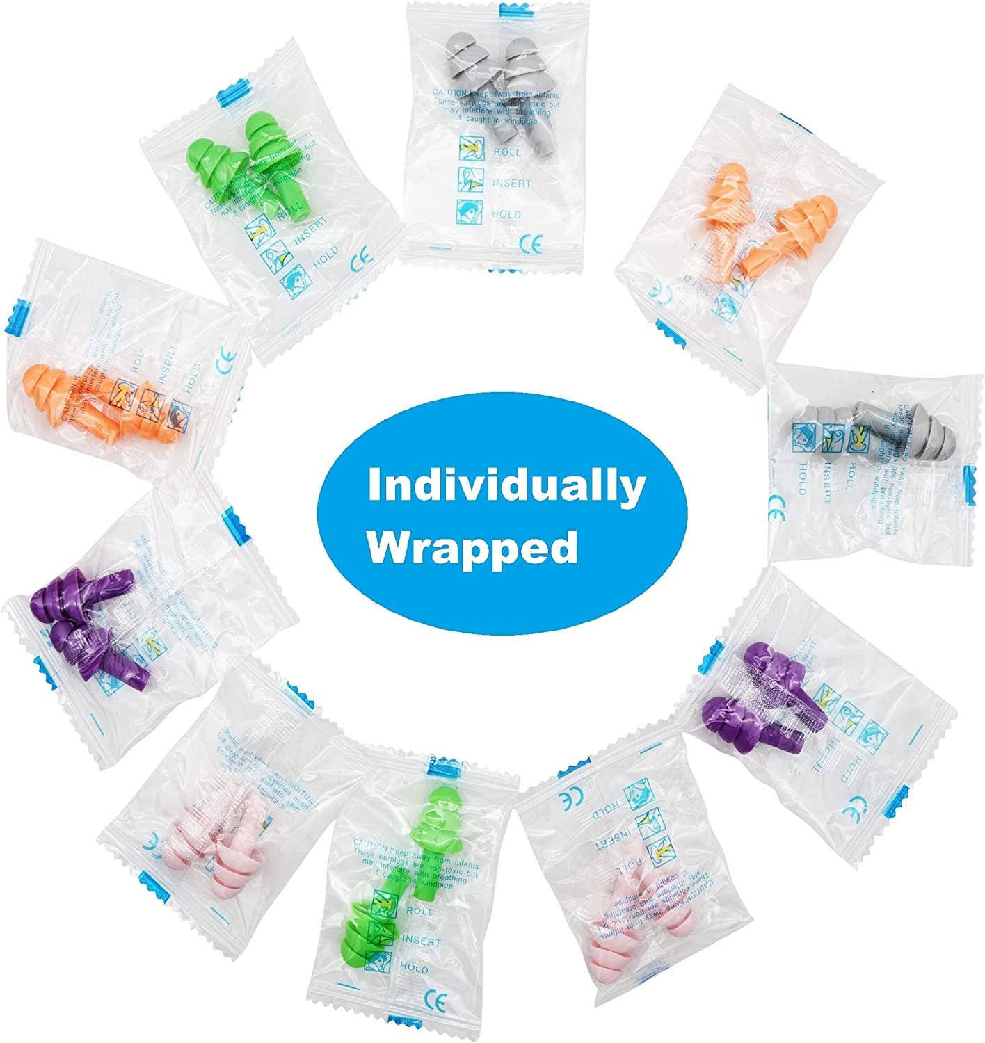 Quality Plugs - Wholesale Earplugs - Multicolored Silicone Earplugs Reusable3