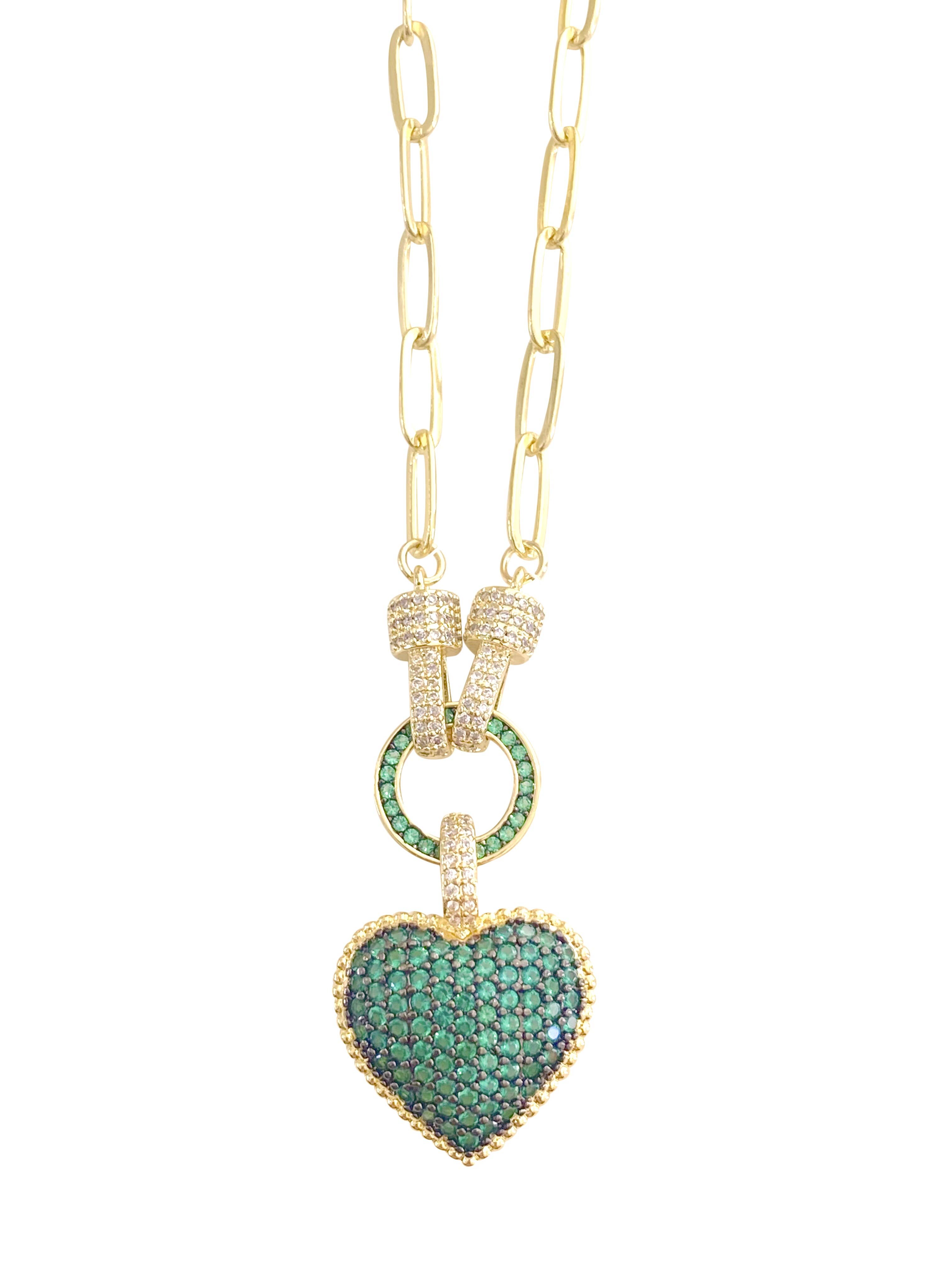 Gemelli - Wholesale Pendant/Charm Necklace - Emmie Heart Pendant Necklace2