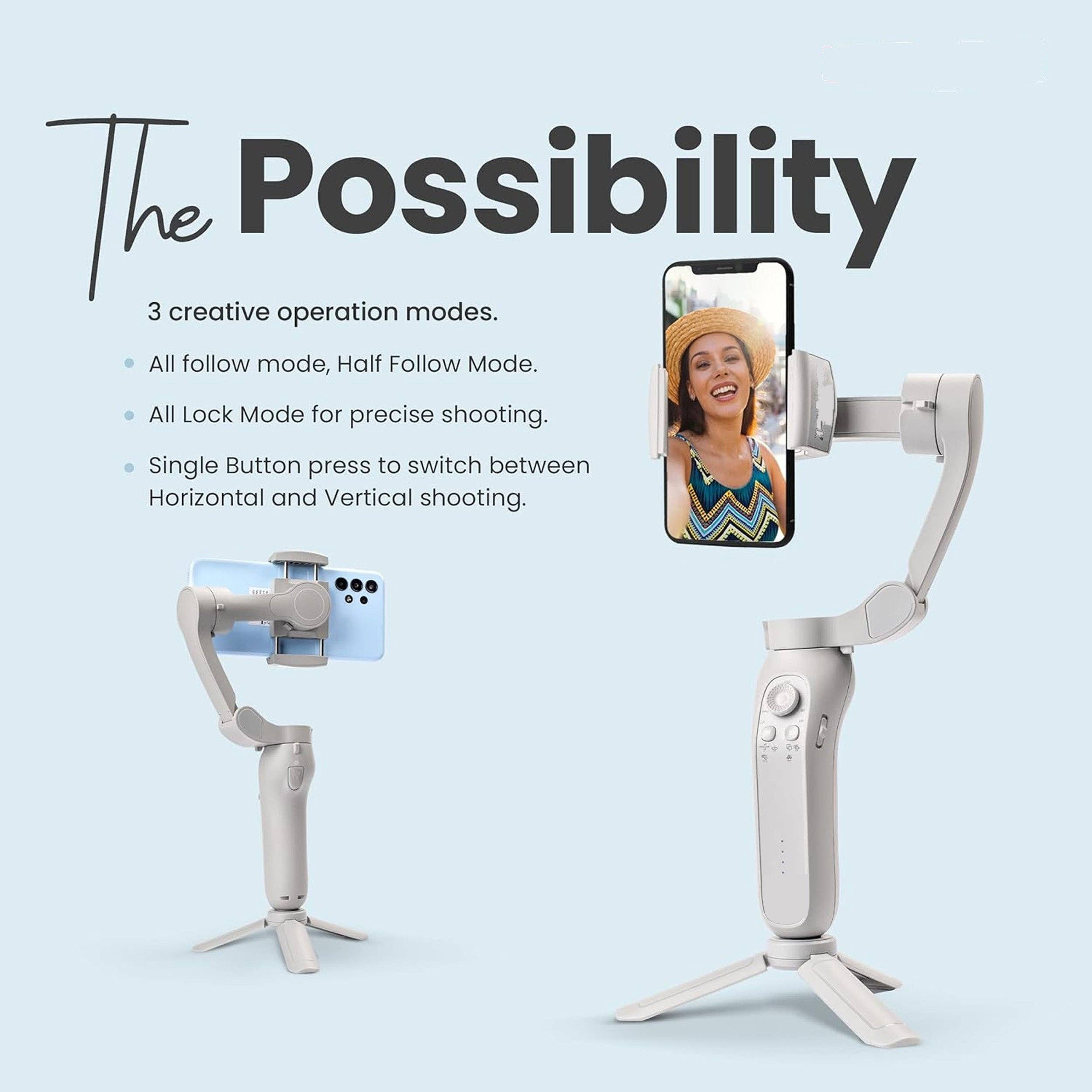 GulleeGadgets - Vendita all'ingrosso Base di ricarica - Stabilizzatore Gimbal portatile L7C Pro a 3 assi per registrazione video3