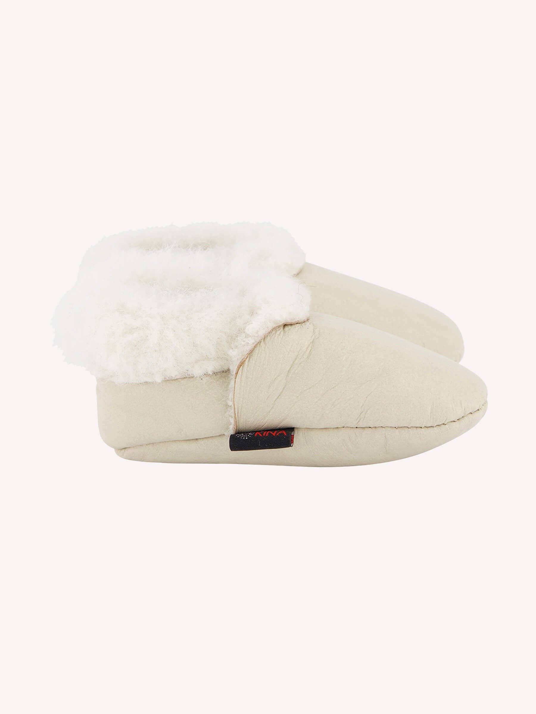 Nui Organics - Wholesale Booties - Baby - Kina Booties Cream0