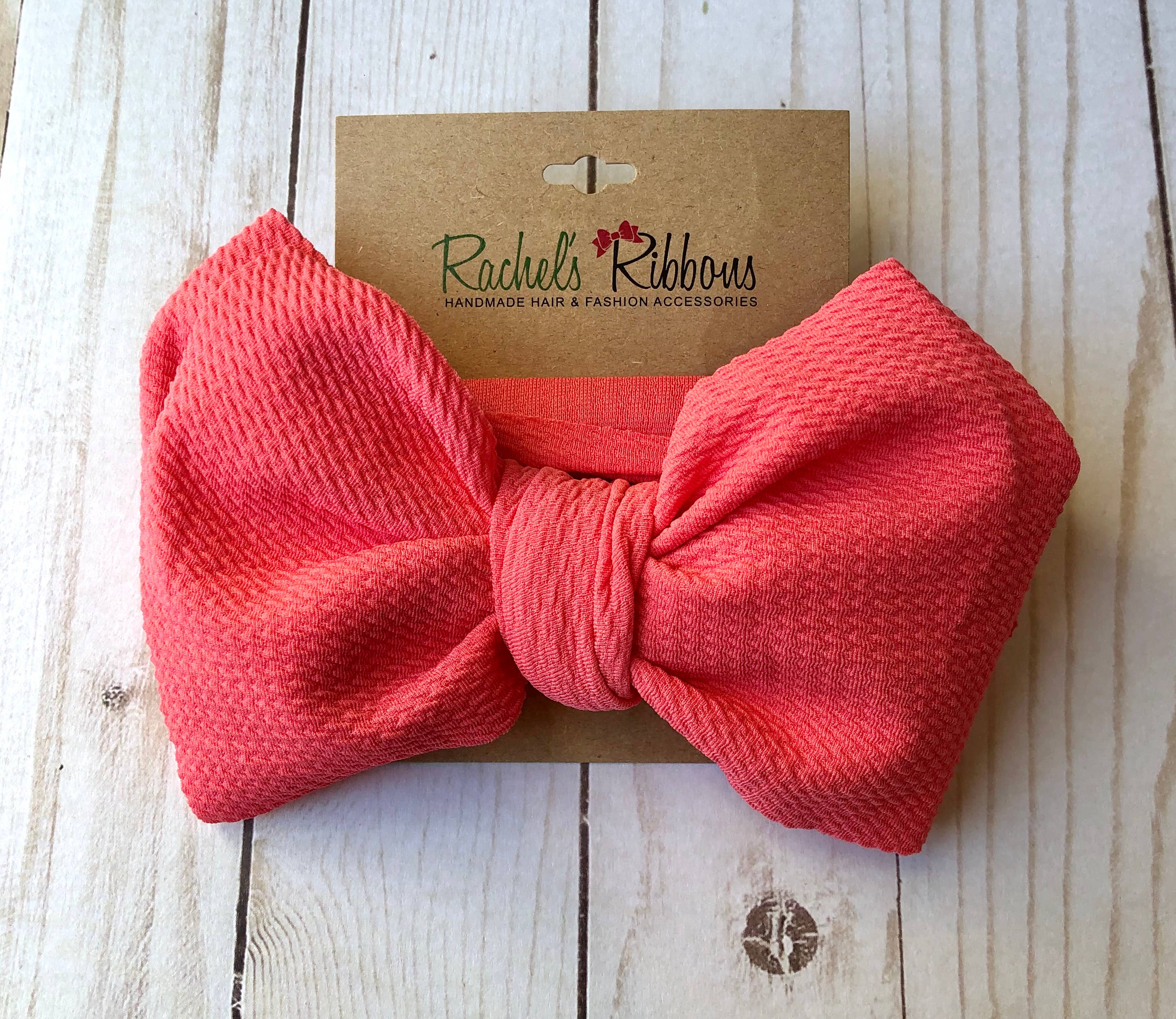 Rachel's Ribbons – Engroshandel Pandebånd - Børn – Stof Padwrap med XL Bow15