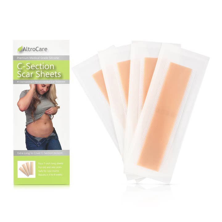 AltroCare - Wholesale Belly Band - Maternity - AltroCare Postpartum Silicone Scar Sheets for C-Section.
