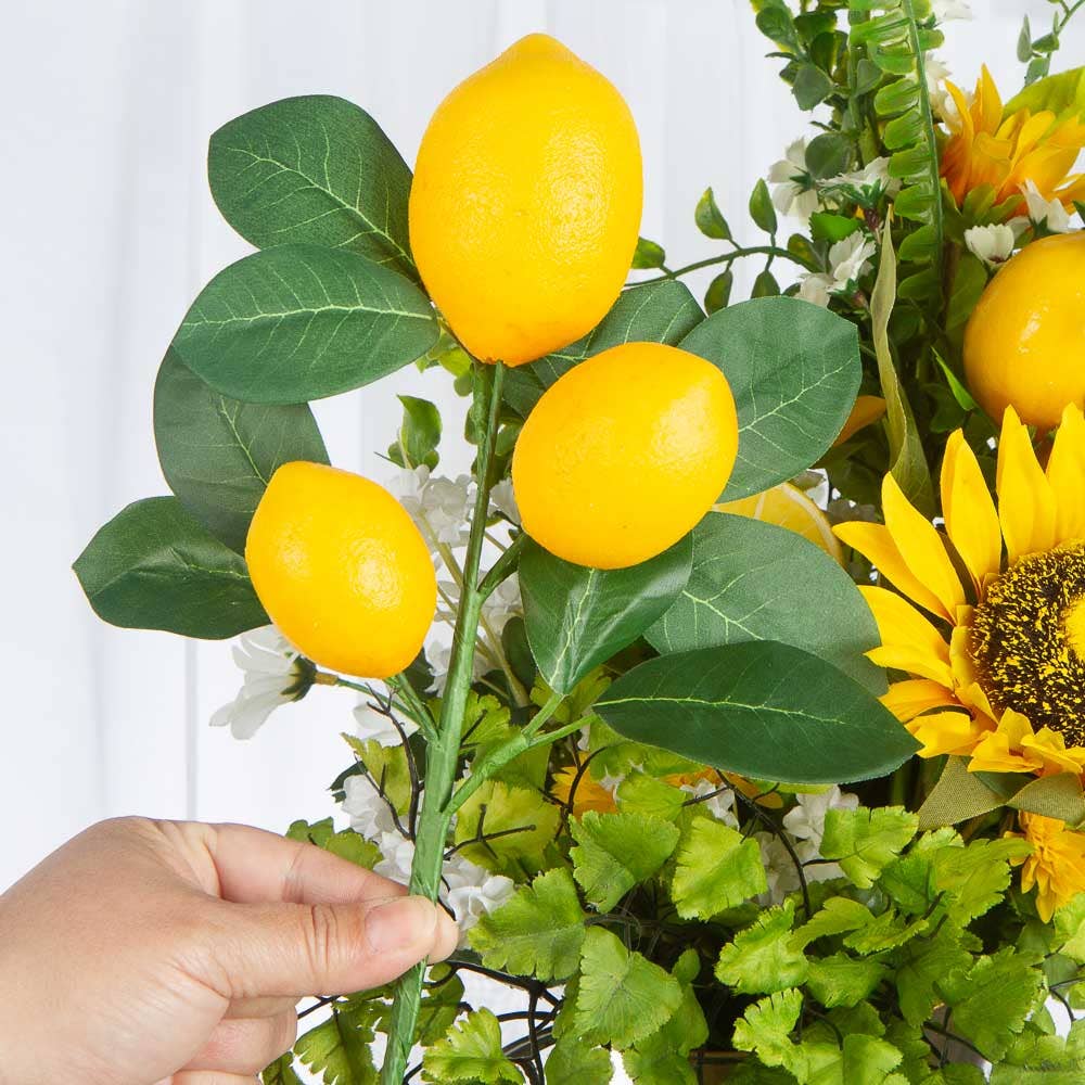 Factory Direct Craft – wholesale Artificial plant – Faux Lemons Spray 1