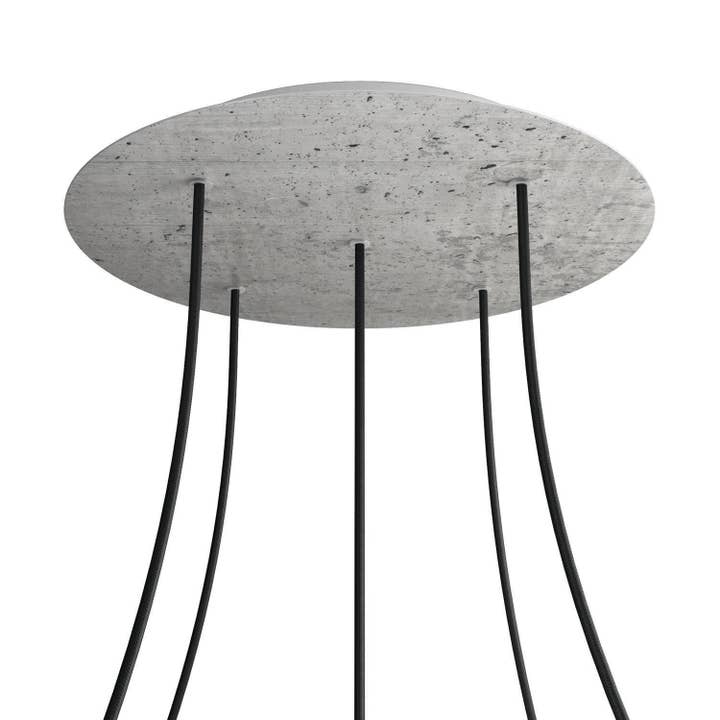 XXL roset Rose-One rund, diameter 400 mm med 5 huller og 4 huller for engroshandel hos LIGHTINUP S.R.L.