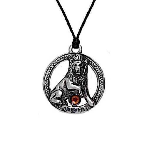 Myth & Magik - Silver Jewellery Cavern Wholesale - Wholesale Pendant/Charm Necklace -  Pewter Leo Zodiac Necklace - Astrology Gift - (USA-DDP)3
