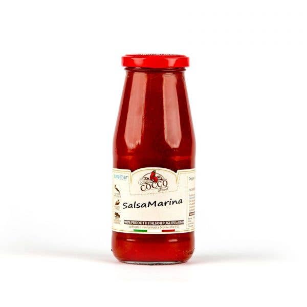 Cocco Food - Wholesale Pasta Sauce - SalsaMarina - Tomato sauce in seawater for Pasta2
