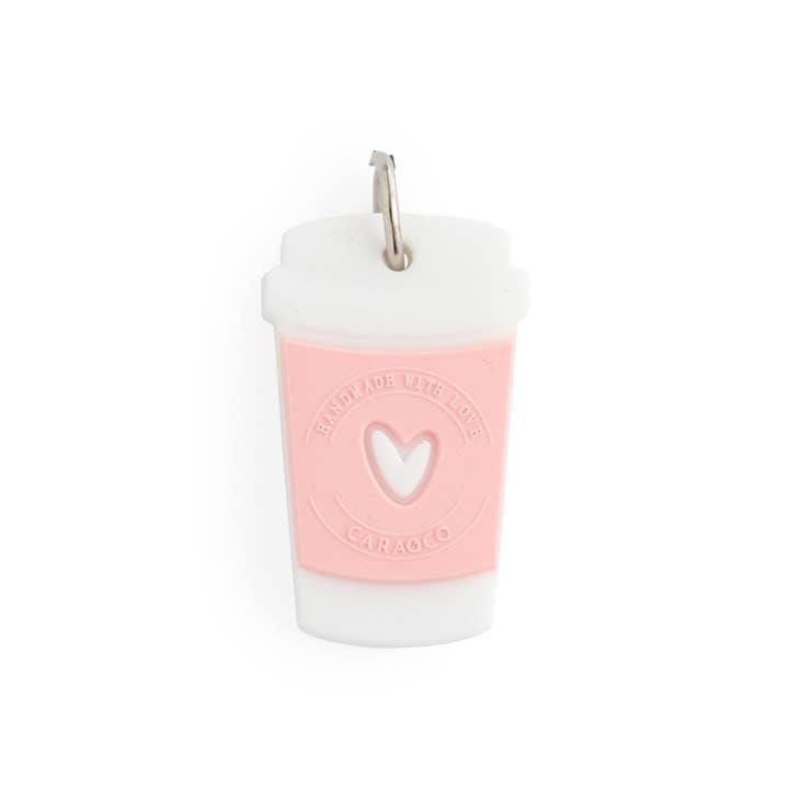 Cara & Co Silicone Craft Supply - Wholesale Individual charm/pendant - Coffee-to-Go Silicone Charms1