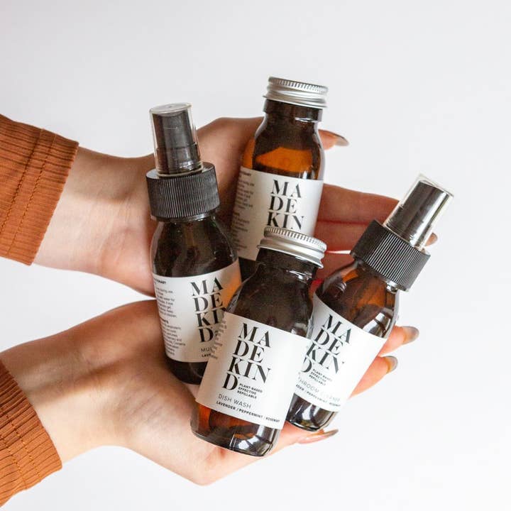 Mini Natural Cleaner in Glass Bottle for wholesale by MadeKind