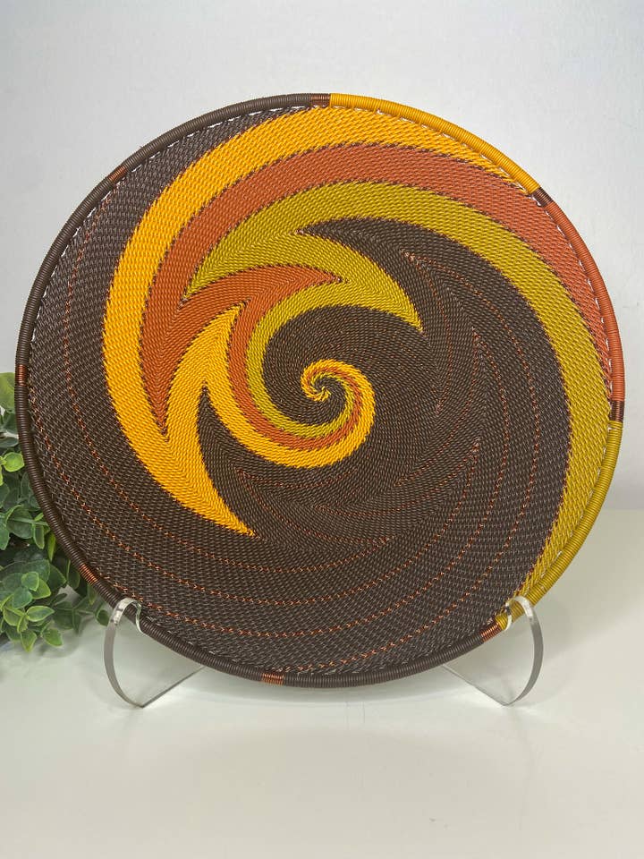 Medium Open V Telefon Wire Plate - African E for engroshandel hos Eve & Nico Gifts & Home Decor