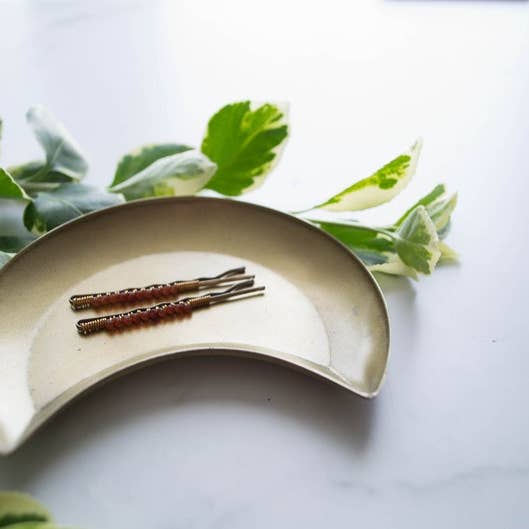 Red Carnelian Wire Wrapped Gemstone 2mm for wholesale by Miss Penny Lane