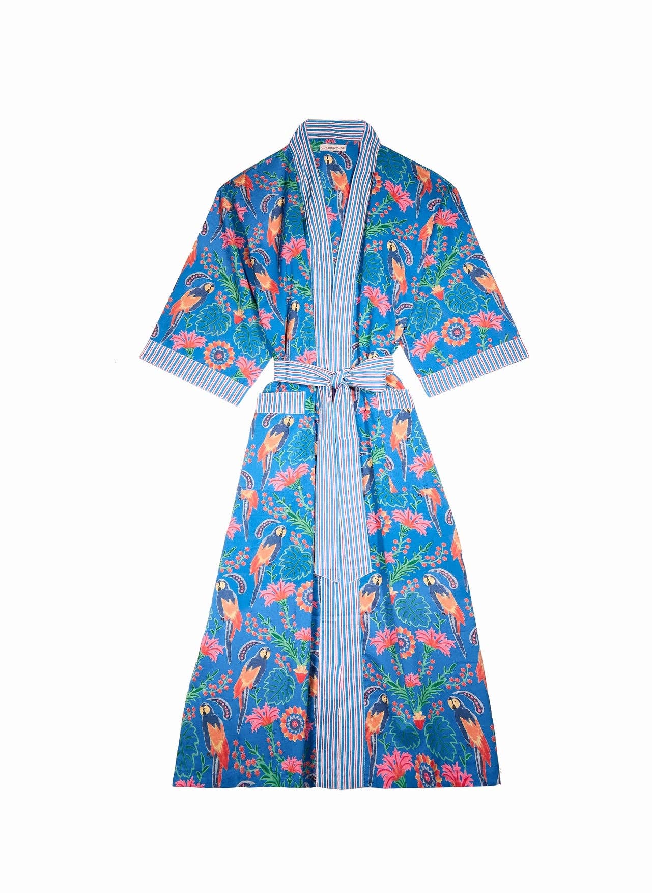 Curiosity Lab - Vendita all'ingrosso Kimono - Donna - Kimono lungo in cotone indiano Mandu20