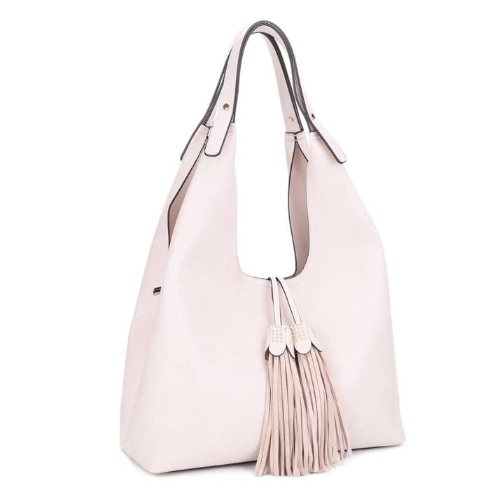 MiMi Wholesale - Wholesale Shoulder Bag - Women's - EE85228 Kai Three compartments Hobo with Tassel12
