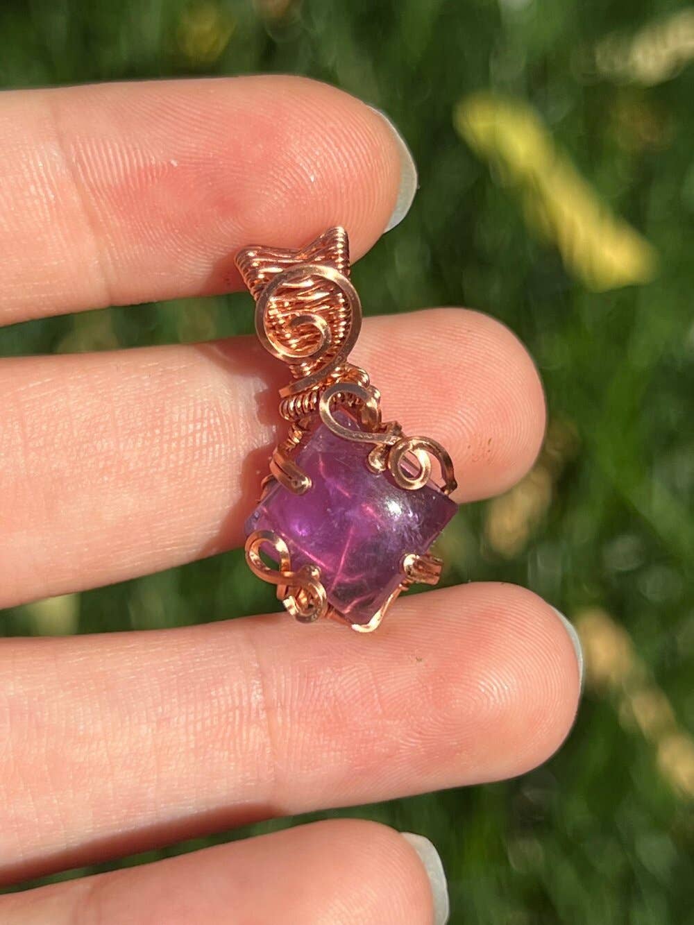 Sunday's Jewels - Wholesale Individual Charm/Pendant - Prong Set Pendant - Wire and Gemstone Jewelry2