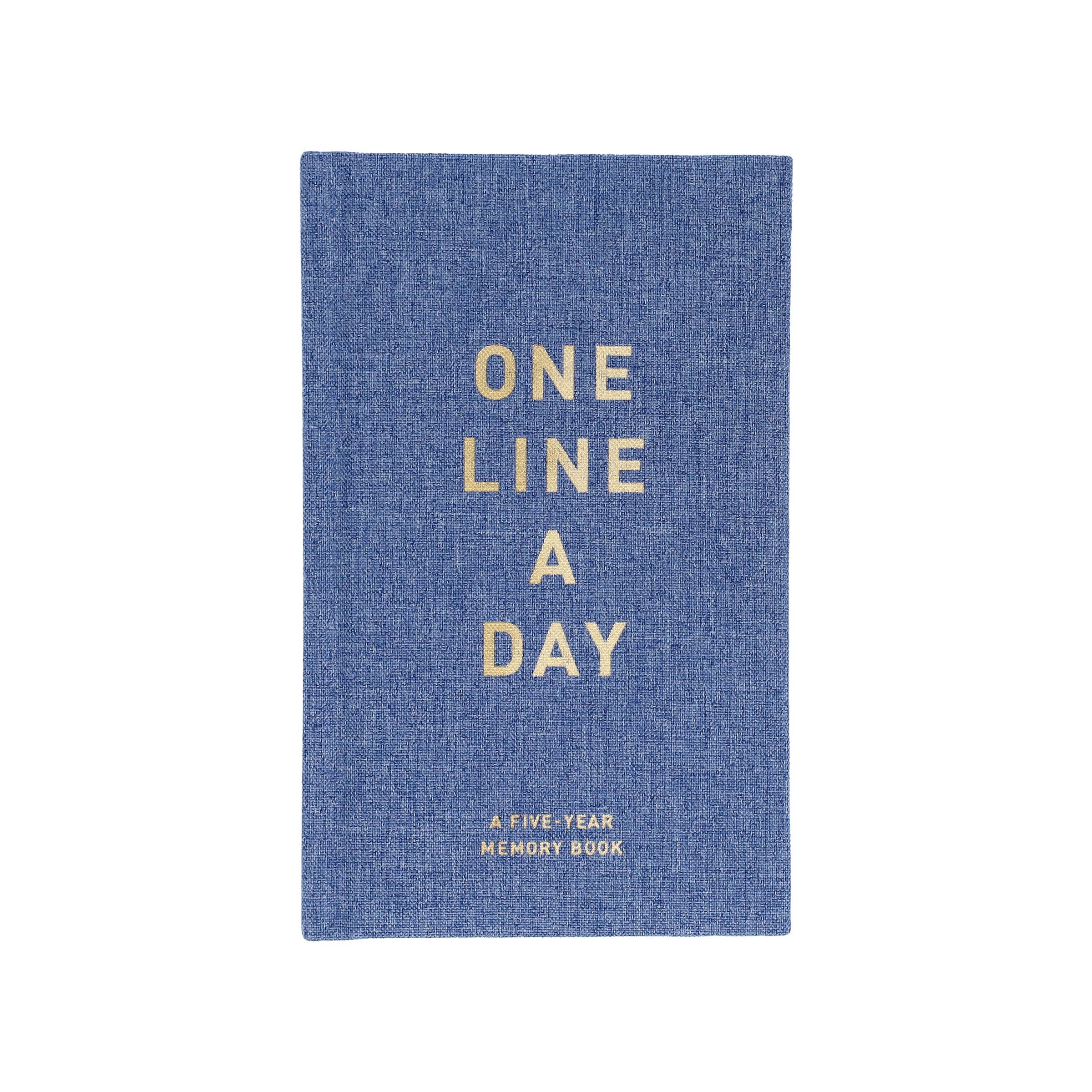 Chronicle Books - Wholesale Journal/Diary - Denim One Line A Day1