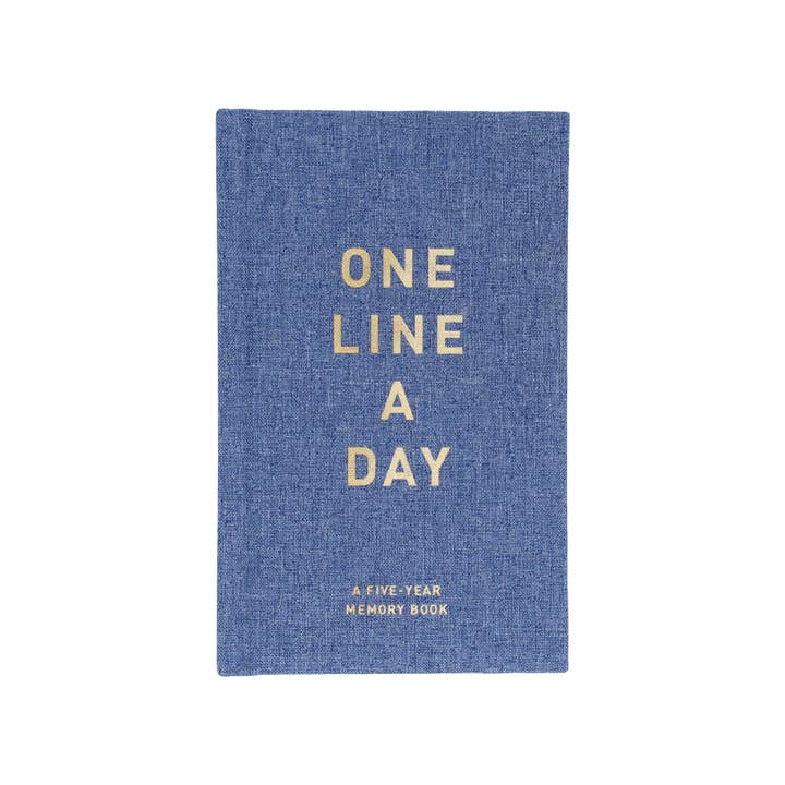 Chronicle Books - Wholesale Journal/Diary - Denim One Line A Day1