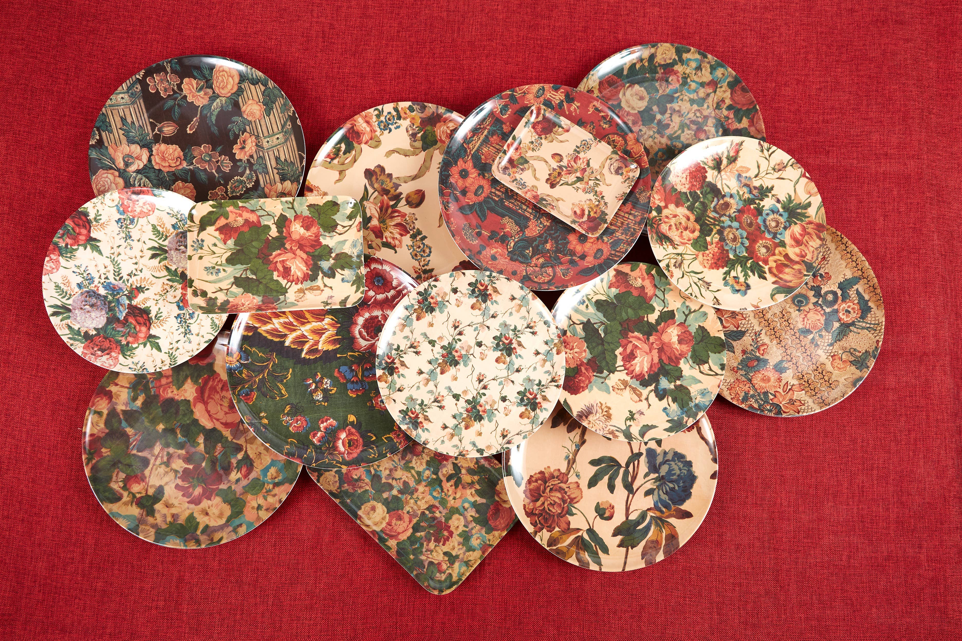 Siren Song - Venta al por mayor Bandeja de servir - Juego de tres bandejas de jardín inglesas
8