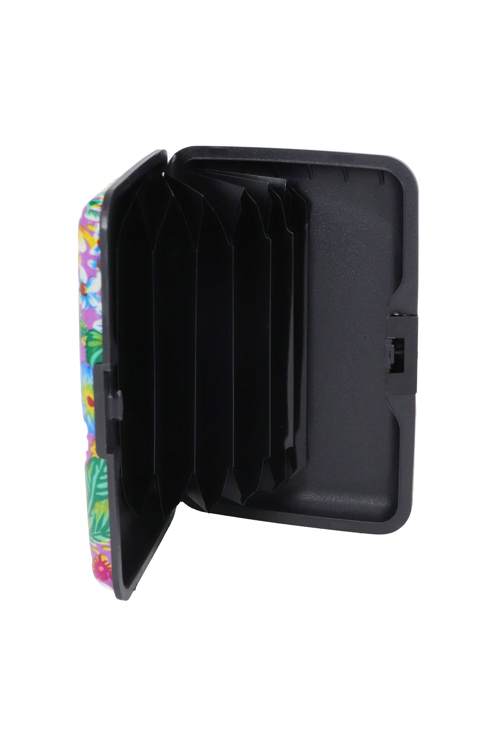 ASSORTED Itty Bitty Floral Glossy Card Holder Caddy Case for wholesale on Faire6