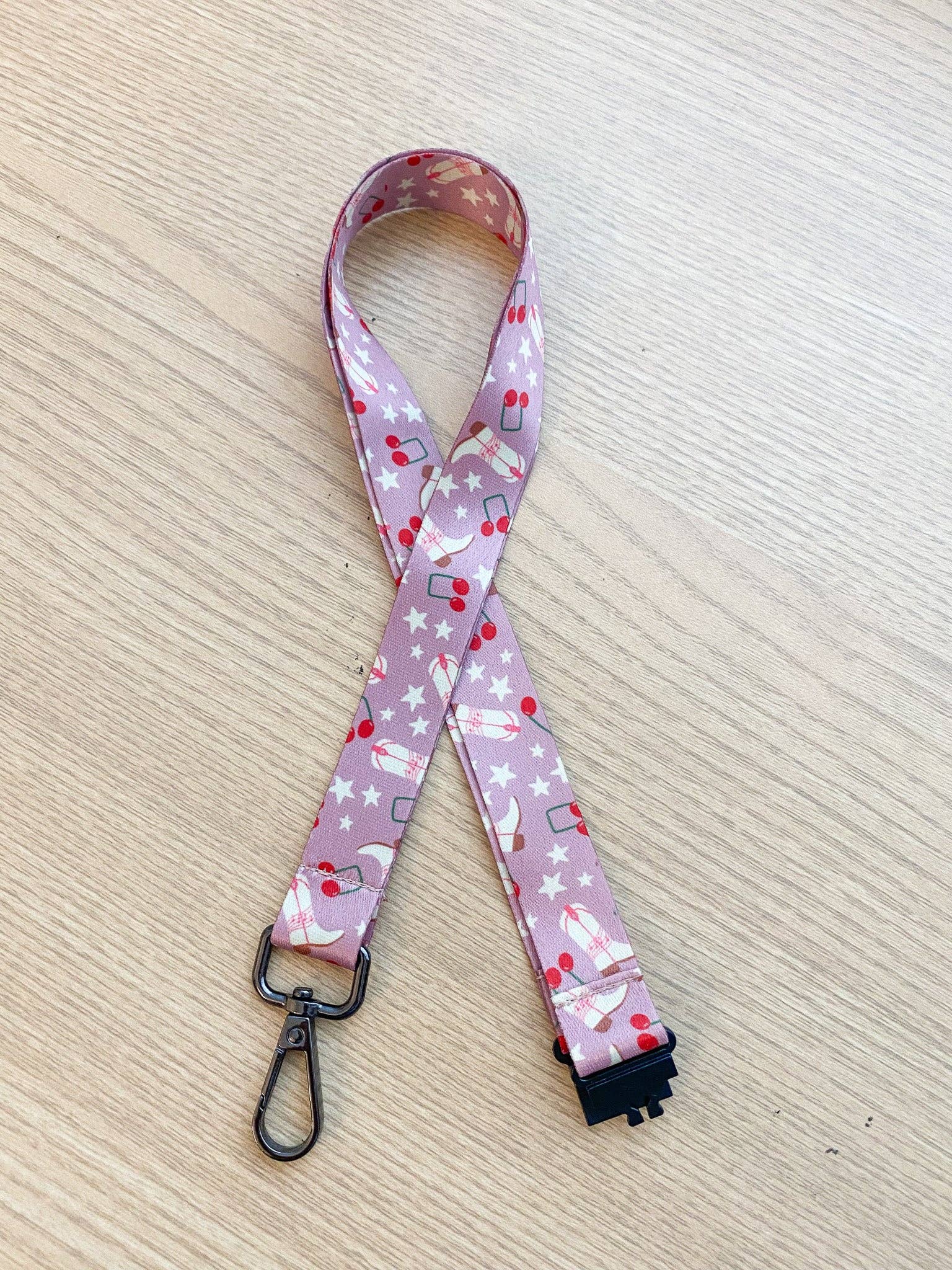 Musically Minted - Wholesale Lanyard - Unisex - Pink Cowgirl Lanyard1