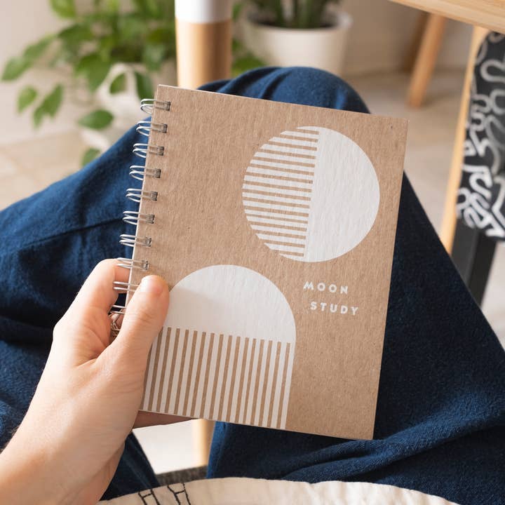 Worthwhile Paper - Wholesale Journal/Diary - MOON STUDY Reflection Journal - Natural4
