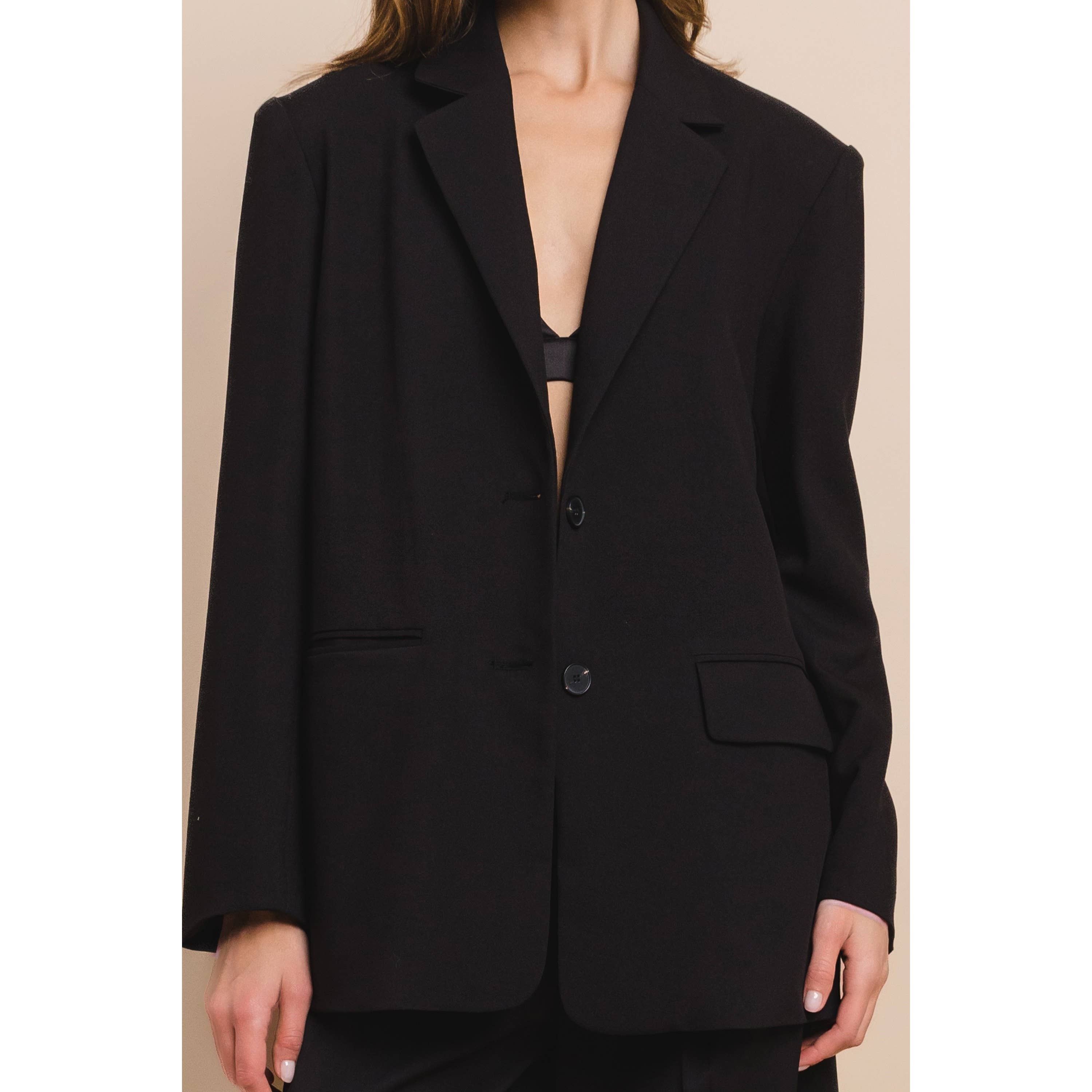 Honey Mango - Wholesale Jacket - Women's - Relaxed fit blazer7