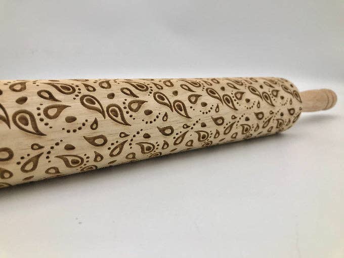 Sweet Rolling Pins - Wholesale Rolling Pin - Embossed Bandana Design Rolling Pin – Bakers & Potters0