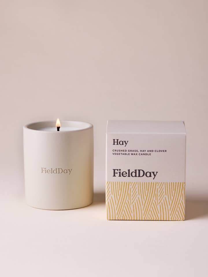 Hay Classic Vegetable Wax Stoneware Candle for wholesale by FieldDay Ireland
