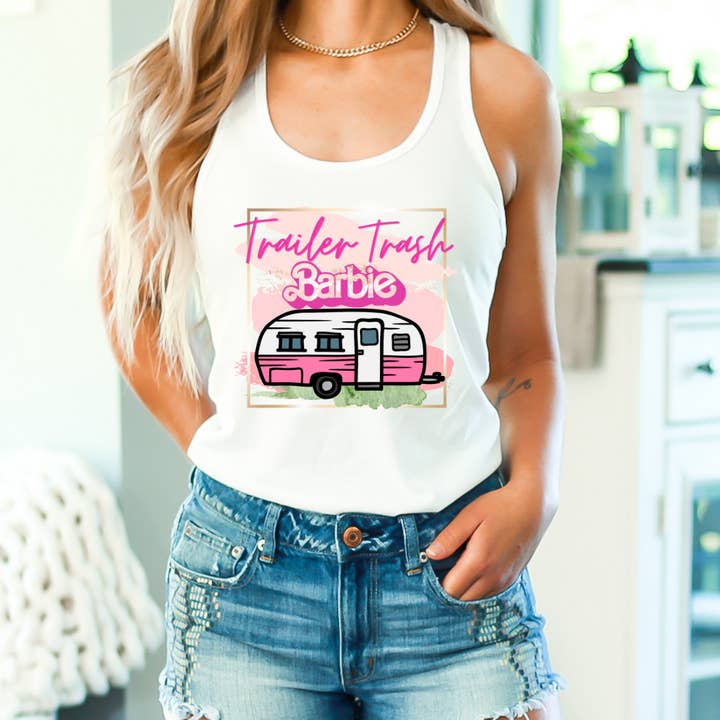 XO, Hannah - Wholesale Tank Top - Women's - Trailer Trash Barbie7
