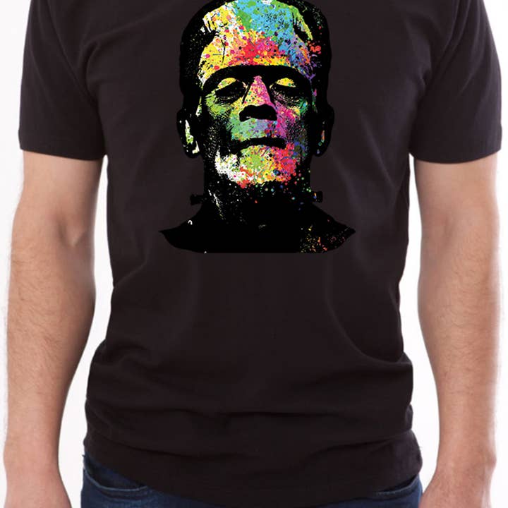 Technicolor Frankenstein T-Shirt for wholesale by Fresh Prints of CT