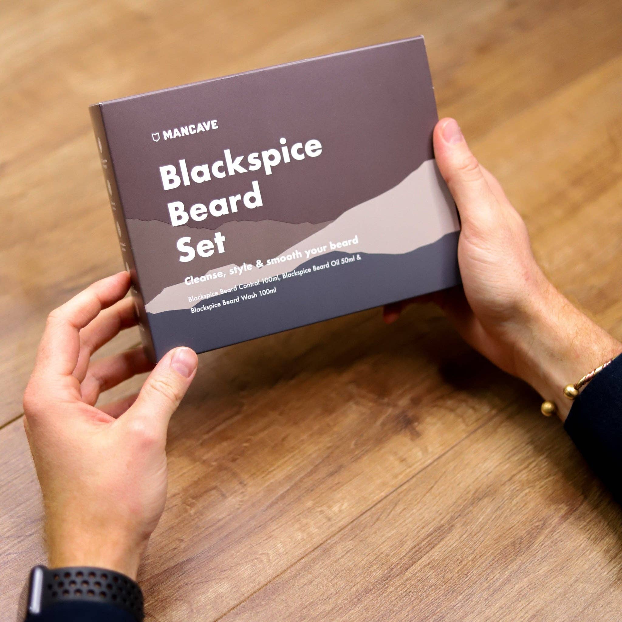 ManCave – wholesale Beard styling product – Mens Gift Set | mens beard set | 3 Products | mens gifts2